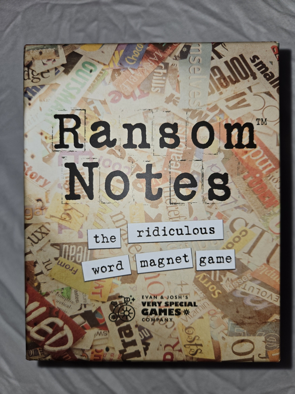Ransom Notes Magnetic Word Game
